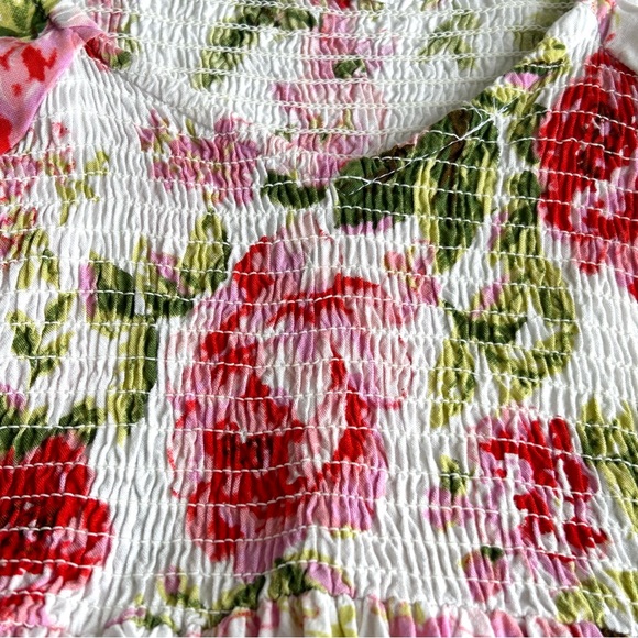 Jolie & Joy Floral Print Flutter Sleeves Party Dress - Picture 9 of 14